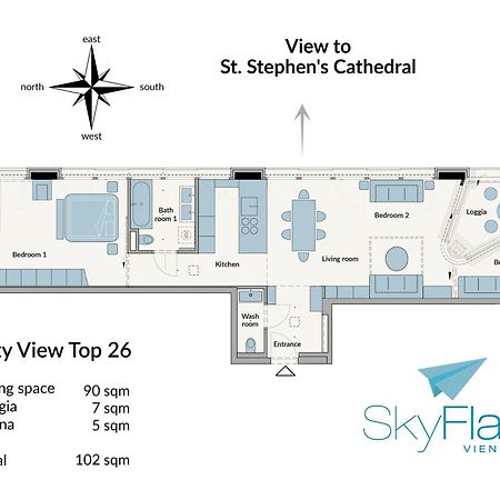 Ferienwohnung Skyflats City In Bezirk 16 Ottakring Wenen Buitenkant foto